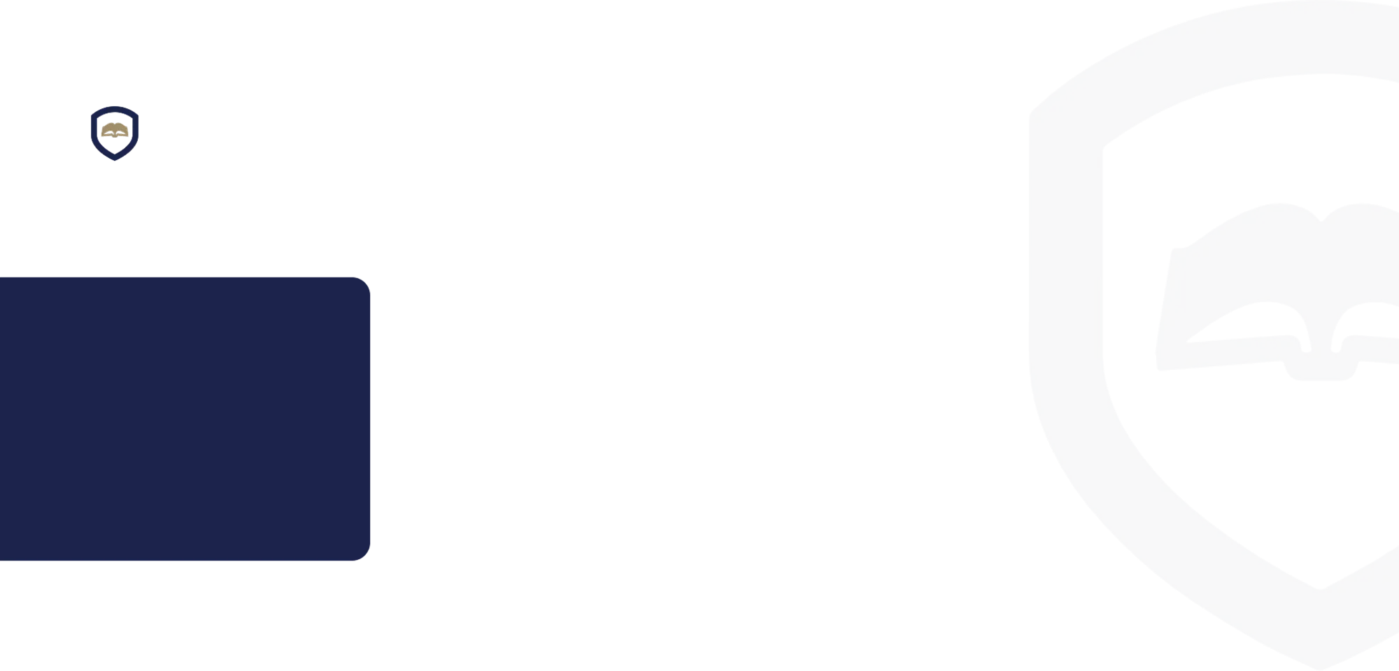 Luther rice background with branded badge